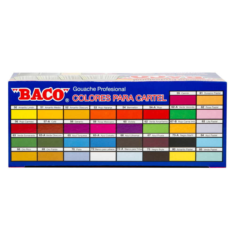 Pintura Témpera | Color Joy 73 Negro | BACO | 10 frascos de 25 ml
