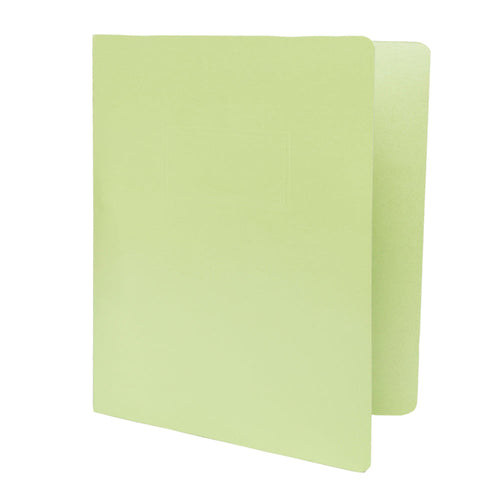 Carpeta Carta con Broche Palanca Verde Claro BACO 10 pzs