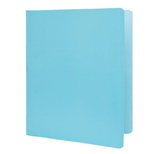 Carpeta Carta con Broche Palanca Azul Claro BACO 10 pzs