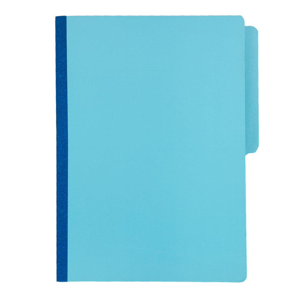 Carpeta Carta 1/2 Ceja | Azul Claro | BACO | 10 pzs
