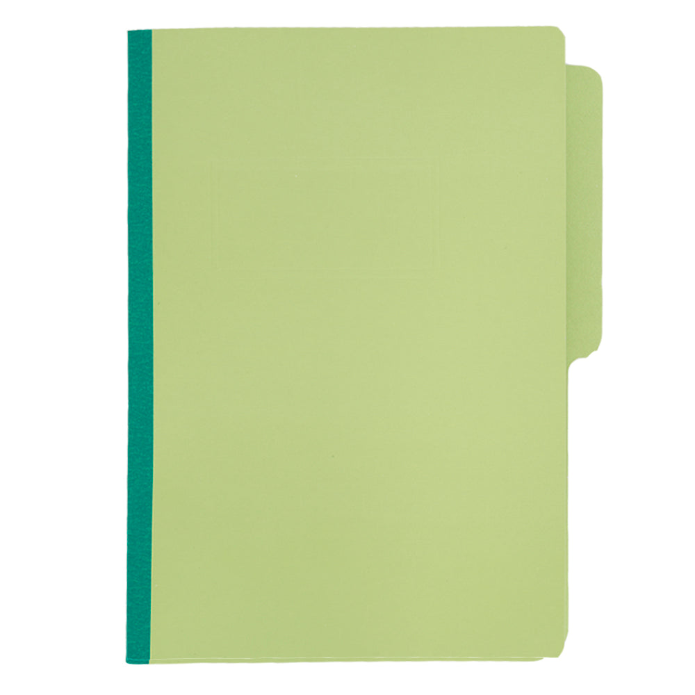Carpeta Carta 1/2 Ceja | Verde Claro | BACO | 10 pzs