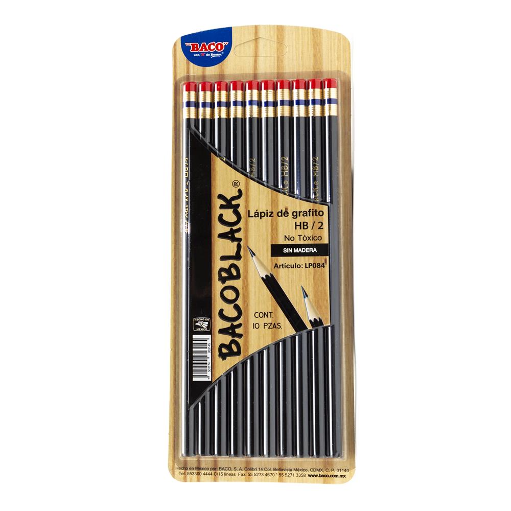Lápices de Grafito Bacoblack HB/2 de BACO