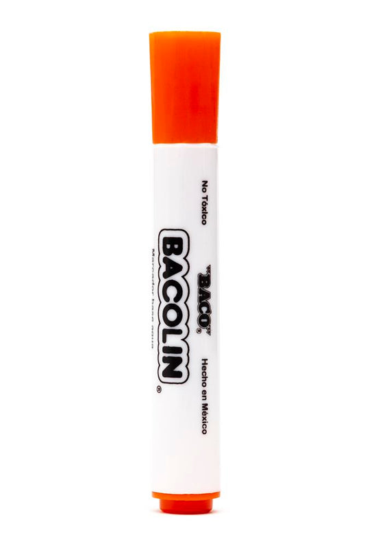 Marcador Base Agua Bacolín Naranja de BACO