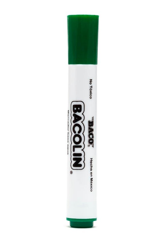Marcador Base Agua Bacolín Verde Obscuro de BACO