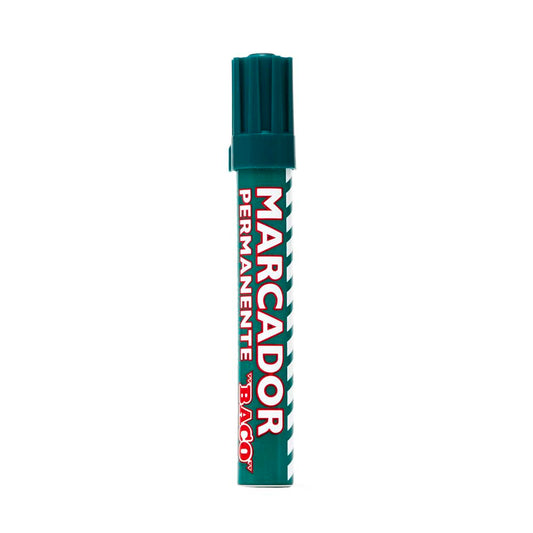 Marcador Permanente Aluminio Verde de BACO