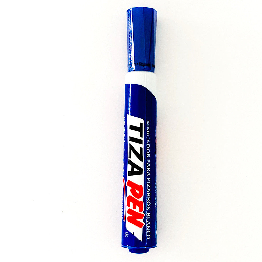 Marcador Para Pizarrón Blanco Tizapen Plástico Azul de BACO