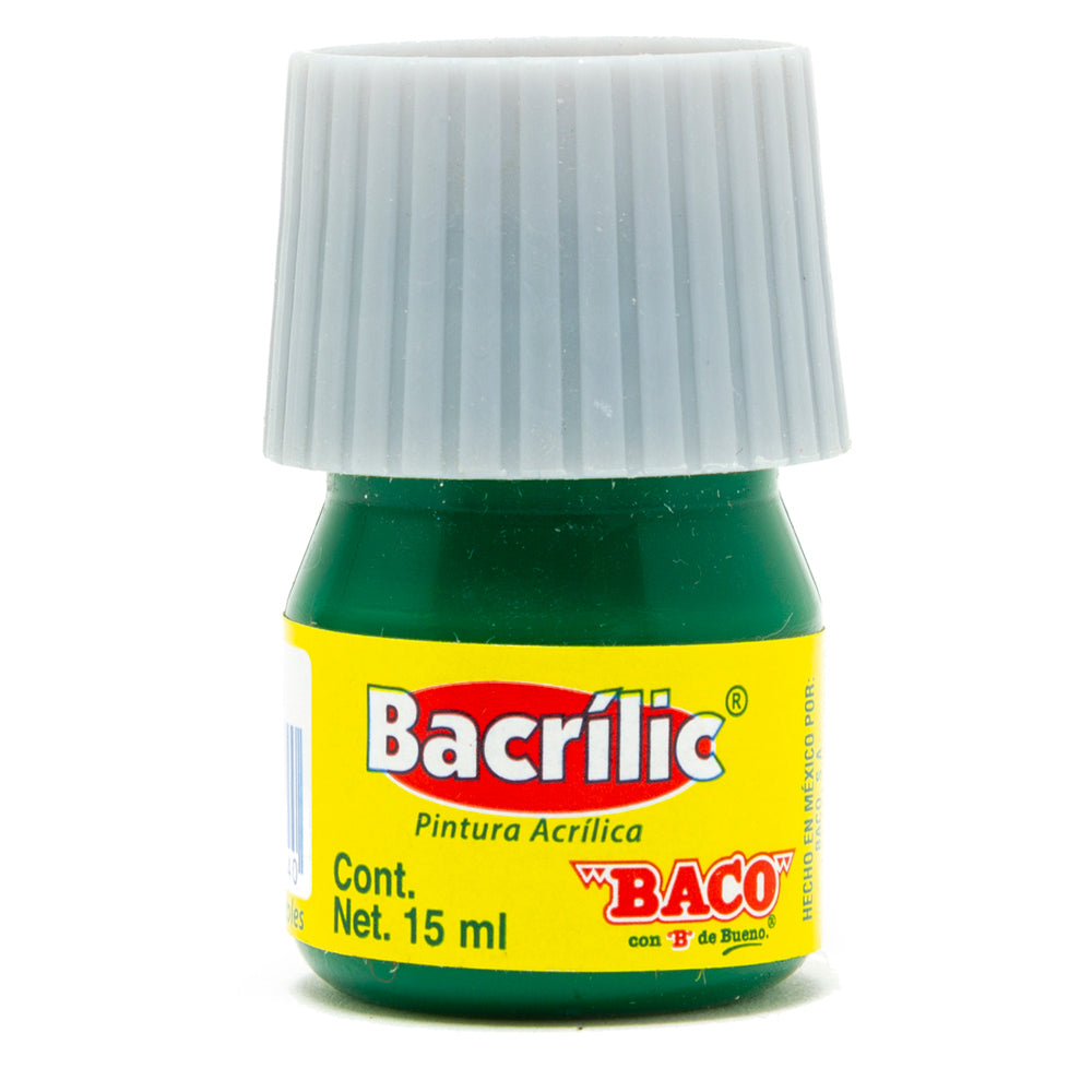 Pintura Acrílica Bacrilic 363 Verde Esmeralda de BACO