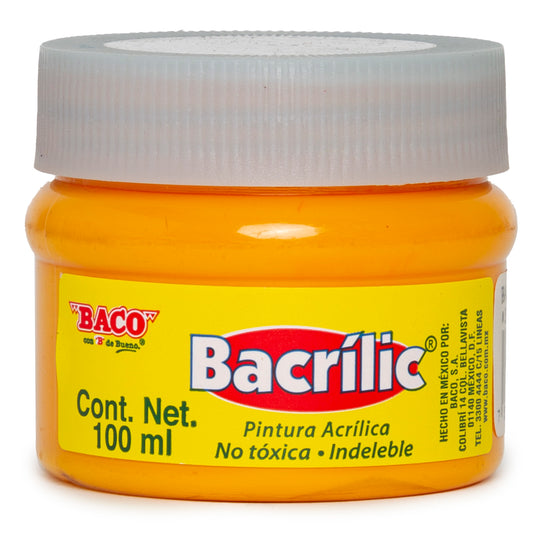 Pintura Acrílica Bacrilic 352 Amarillo Medio