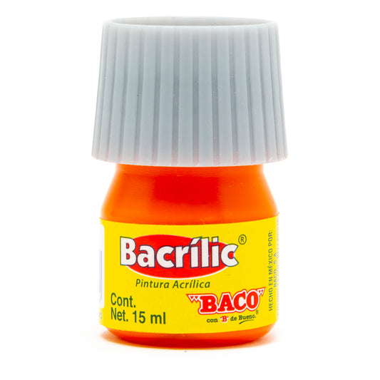 Pintura Acrílica Bacrilic 353 de BACO naranja