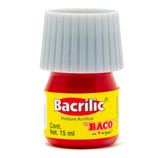 Pintura Acrílica Bacrilic 354-A de BACO roja