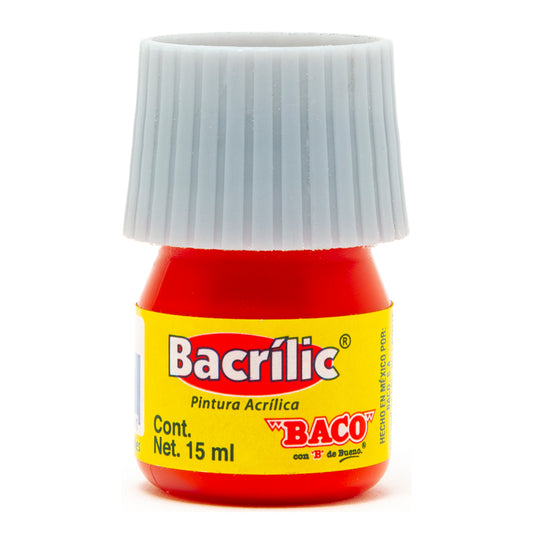 Pintura Acrílica Bacrilic 354 de BACO rojo bermellón