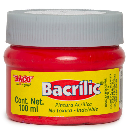 Pintura Acrílica Bacrilic 355 Carmín