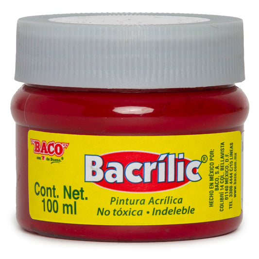 Pintura Acrílica Bacrilic 358 Geranio 