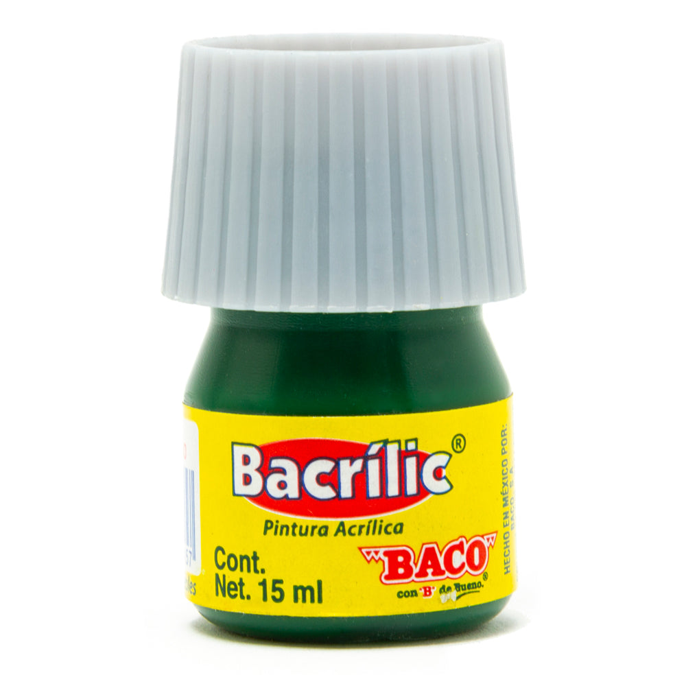 Pintura Acrílica Bacrilic 363-A Verde Obscuro de BACO