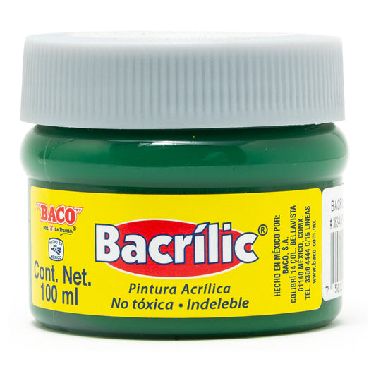 Pintura Acrílica Bacrilic 363 A Verde Obscuro