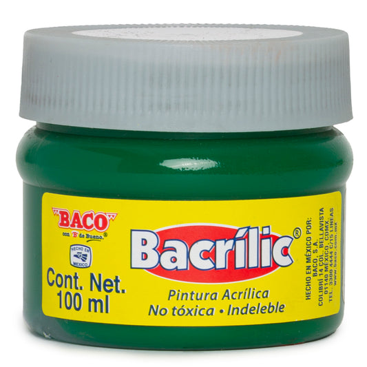 Pintura Acrílica Bacrilic 363 Verde Esmeralda