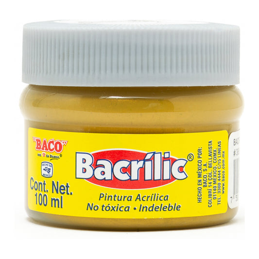 Pintura Acrílica Bacrilic 368 Oro Rico