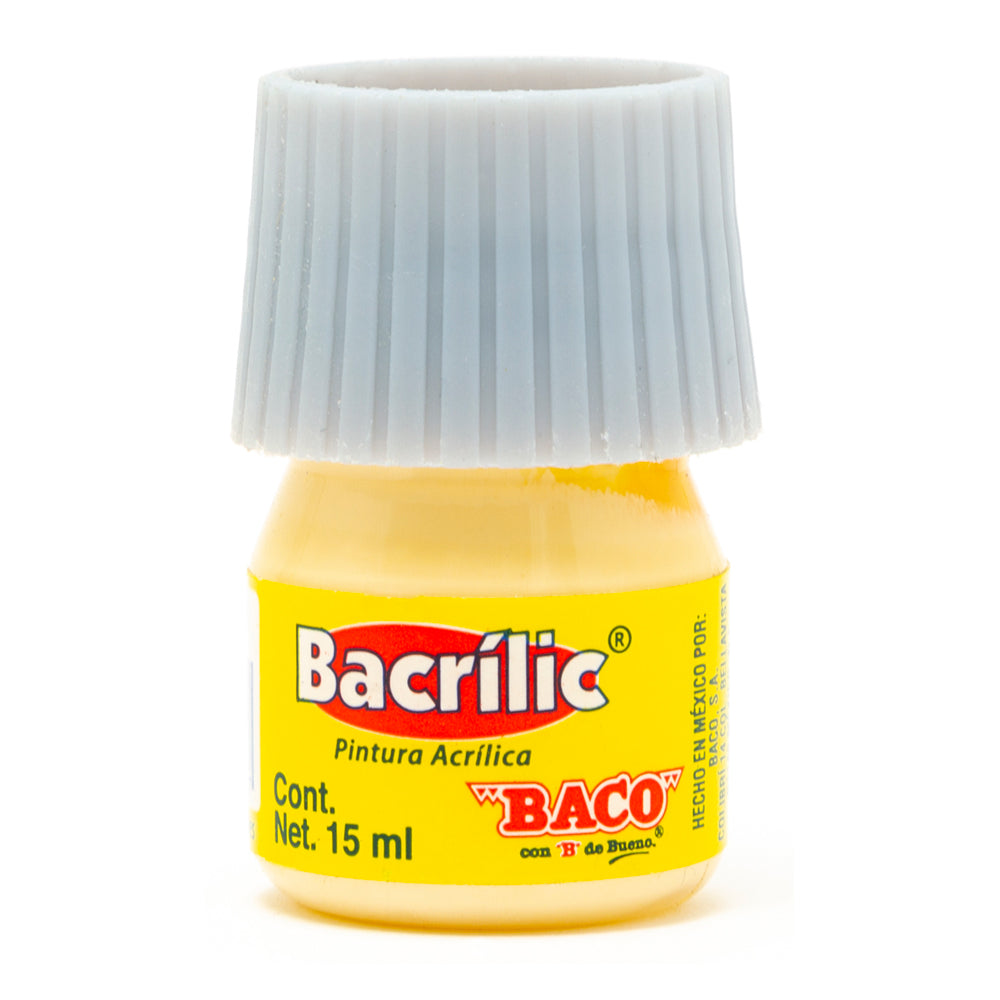 Pintura Acrílica Bacrilic 380 Amarillo Pastel de BACO