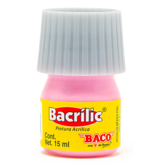 Pintura Acrílica Bacrilic 382 Rosa Pastel de BACO