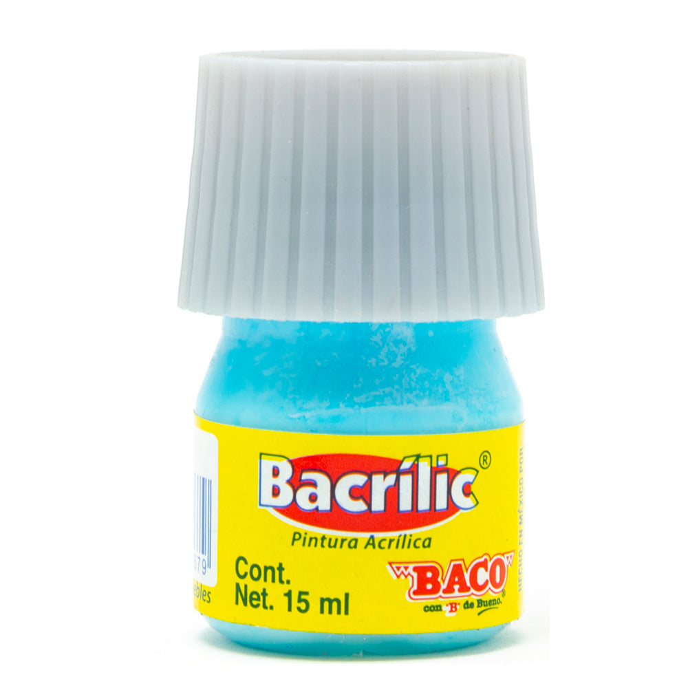 Pintura Acrílica Bacrilic 384 Azul Pastel de BACO